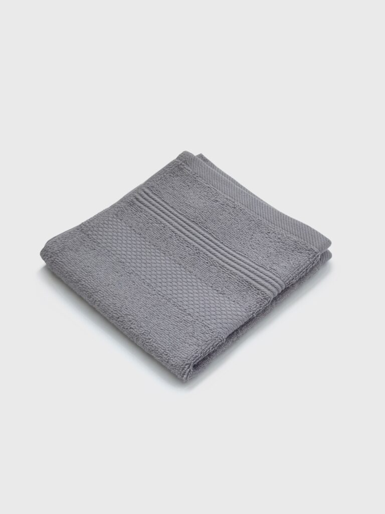 Grey Classic Face Towel