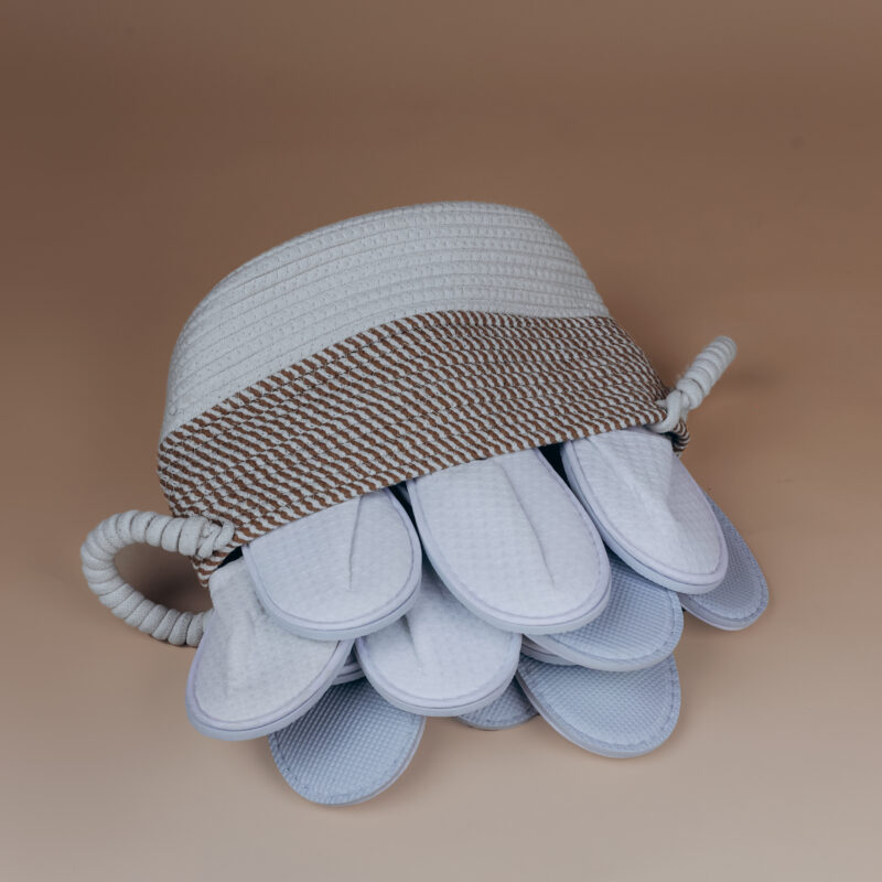 Waffle Style Slippers Set (5 PCS)